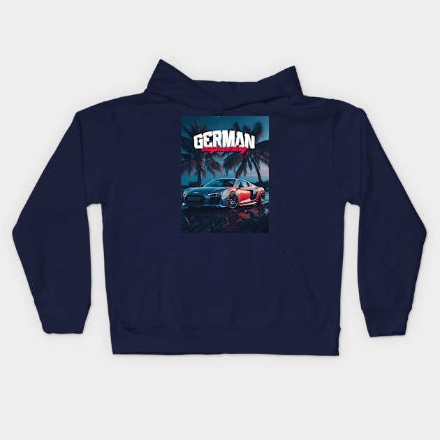 German Engineering Kids Hoodie by By_Russso